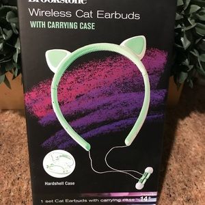 🆕 Brookstone Wireless Cat Earbuds